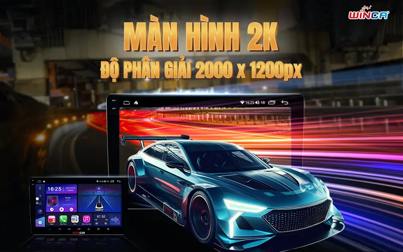 Màn hình android Winca S300+ QLED 2K DTS 9 inch - Ảnh 2
