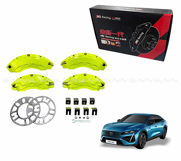  Ốp má phanh HQ Racing Peugeot 408 2022 xanh chuối