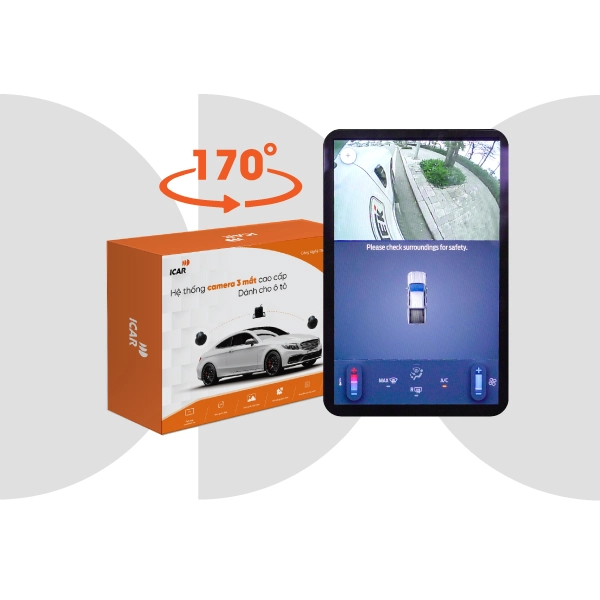 Camera 3 mắt Icar Elliview Y5 Basic 170 độ - Ảnh 1