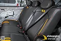 Bọc Áo Ghế Nappa Xe Limo Green - Màu Đen Phối Sọc Cam Sang Trọng  - ảnh 4
