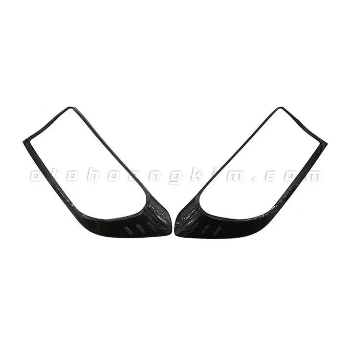 Viền đèn trước Ford Ranger [2015-2020] cacbon - Ảnh 2