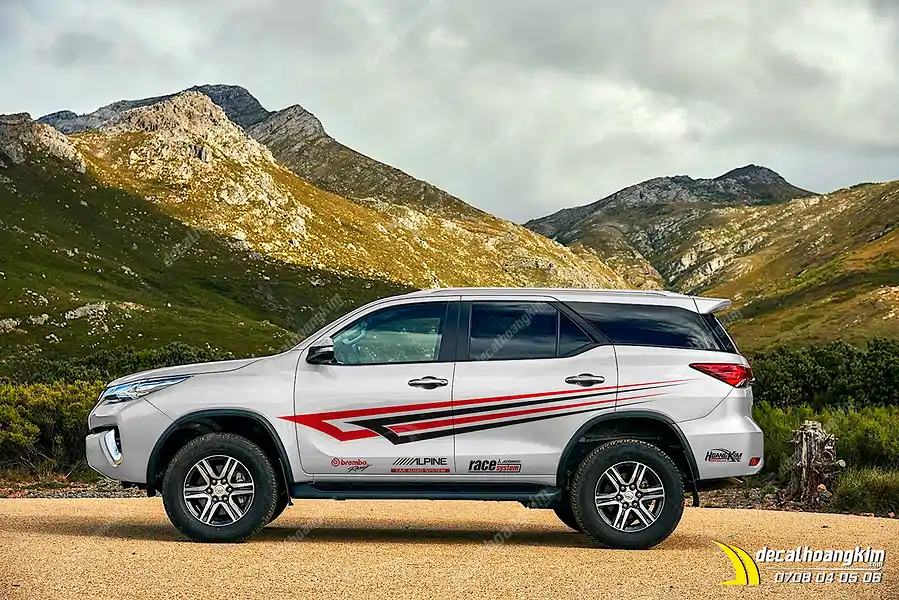Tem Xe Toyota Fortuner - TFO100 - Ảnh 1
