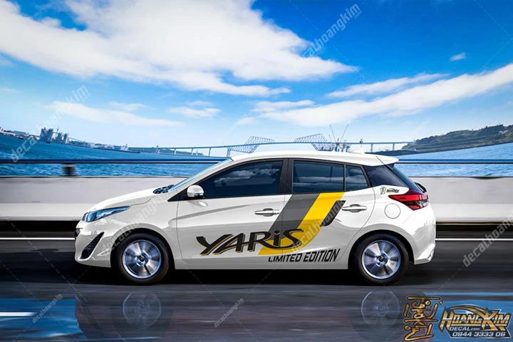 Tem Xe Toyota Yaris - TYA004 - Ảnh 1