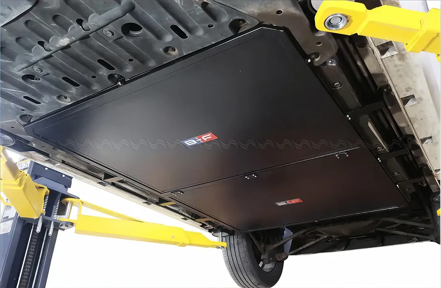 Ốp bảo vệ pin BYD M6 thép mạ kẽm   - Ảnh 2
