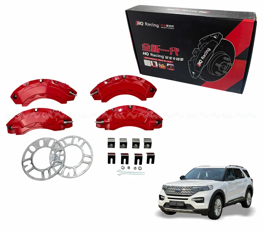  Ốp má phanh HQ Racing Explorer đỏ - Ảnh 1