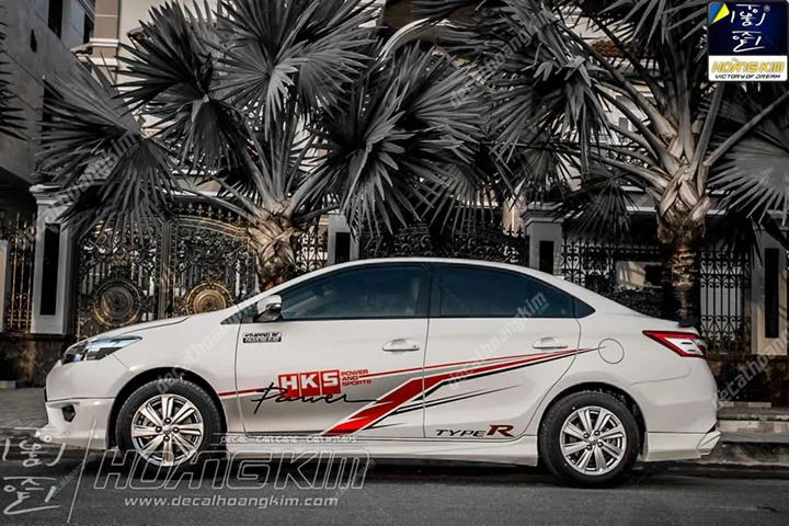 Tem Xe Toyota Vios - TVI002 - Ảnh 1