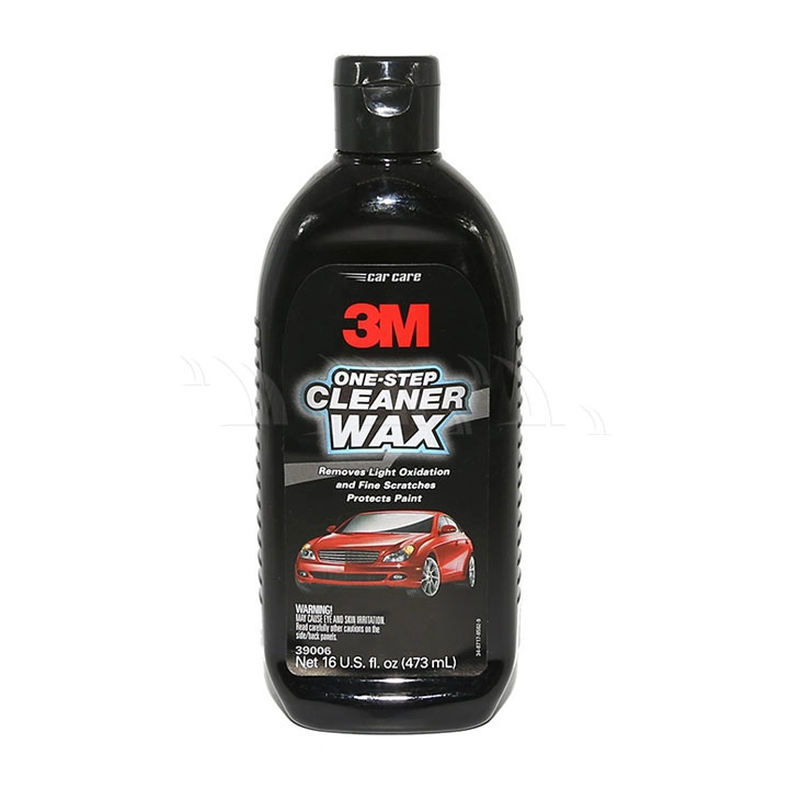 Dung dịch bảo dưỡng 3M One-Step Cleaner Wax đánh bóng phá xước 473ml - Ảnh 1