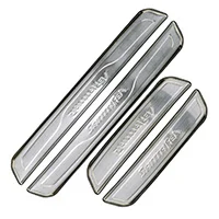 Nẹp Bước Chân Ngoài Hyundai Santafe Inox