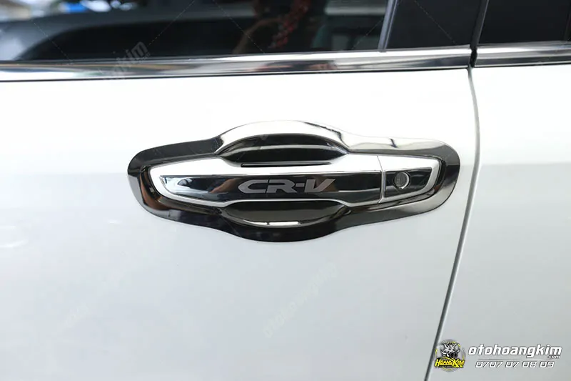 Chén cửa Honda Crv [2018-2020] thép không gỉ - Ảnh 3