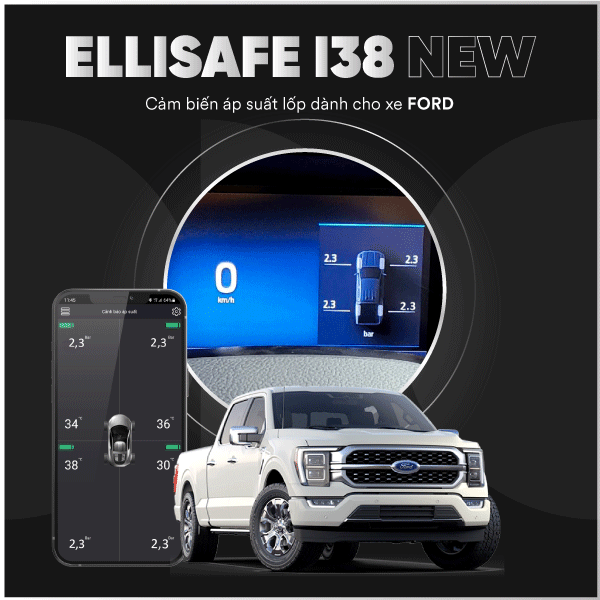 Cảm biến áp suất lốp Icar i38 cho xe Ford - Ảnh 2