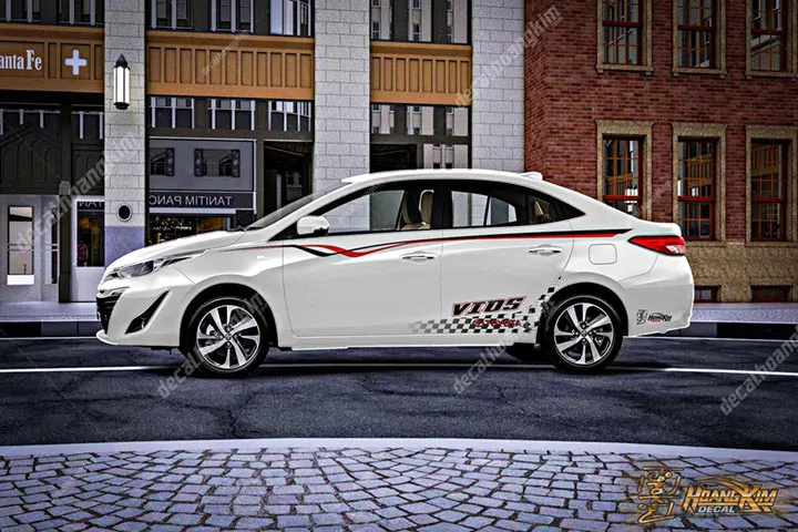 Tem Xe Toyota Vios - TVI010 - Ảnh 1