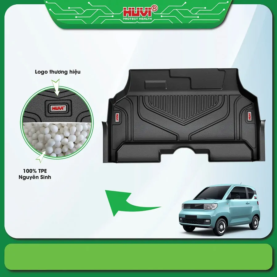 Thảm sàn Huvi Wuling Mini EV tràn viền  - Ảnh 4