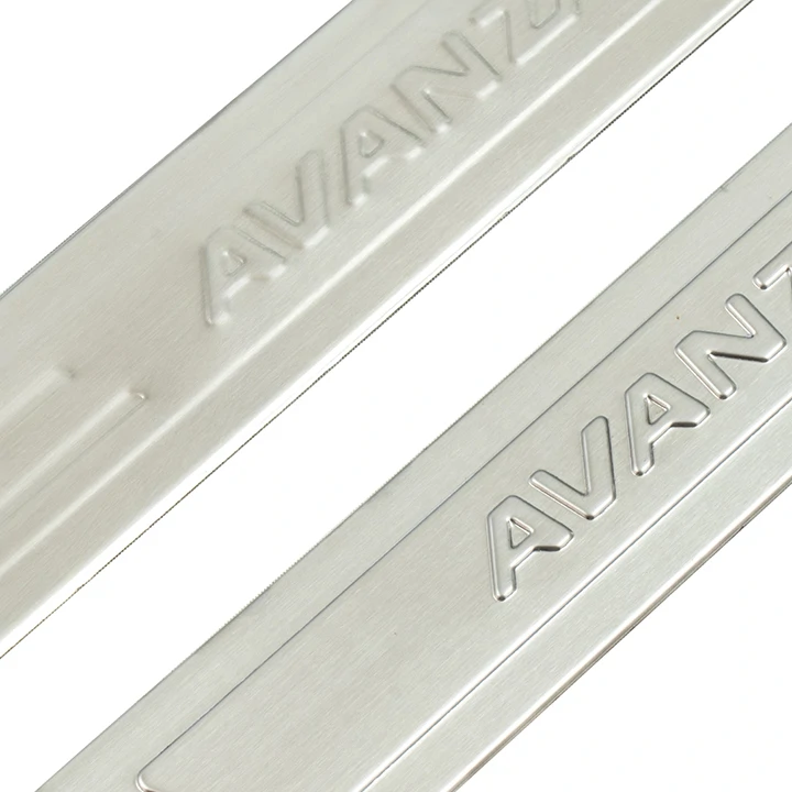 Nẹp bước chân ngoài Toyota Avanza 2022 inox - Ảnh 1