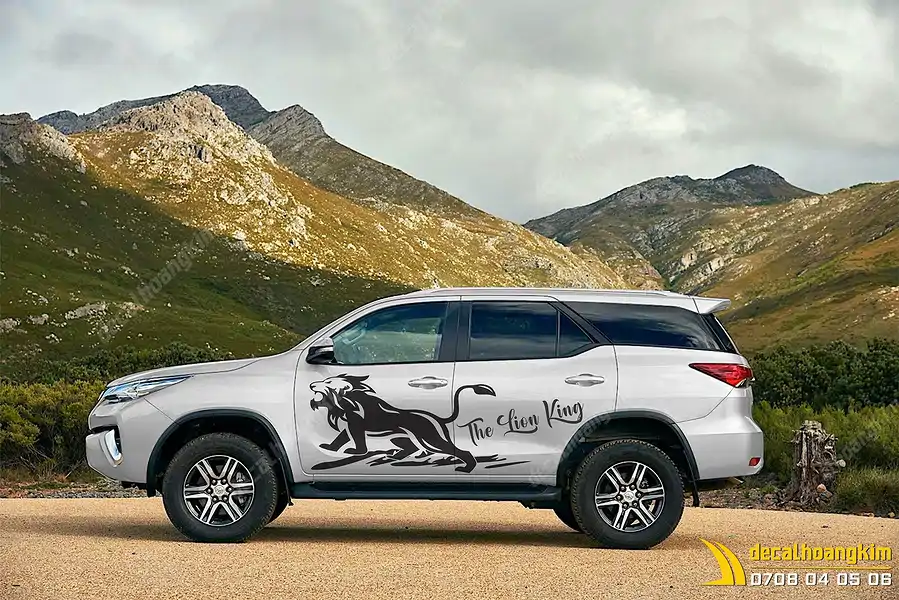 Tem Xe Toyota Fortuner - TFO122 - Ảnh 1
