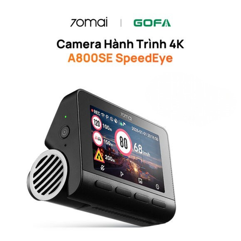 Camera hành trình 70mai A800SE Speedeye (Trước)  - Ảnh 1