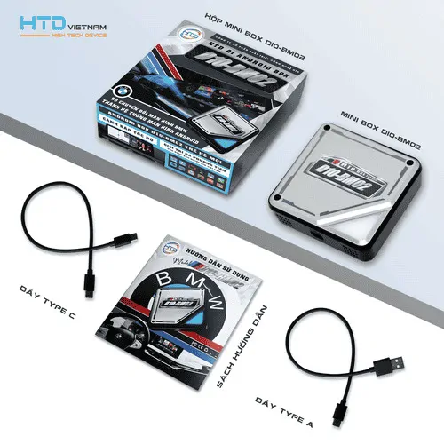 Android box HTD D10-BM02 cho BMW 320i - Ảnh 2
