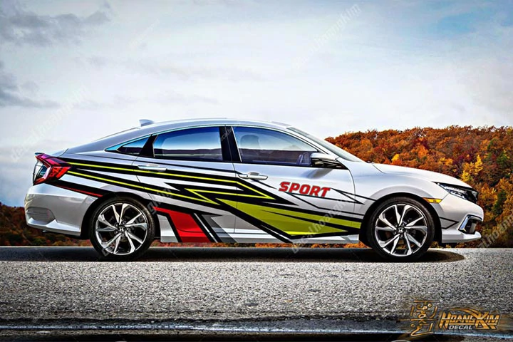 Tem Xe Honda Civic - HCV012 - Ảnh 1