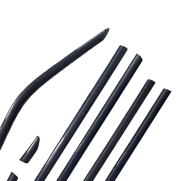 Viền chỉ kính Mitsubishi Xpander cacbon - Ảnh 2