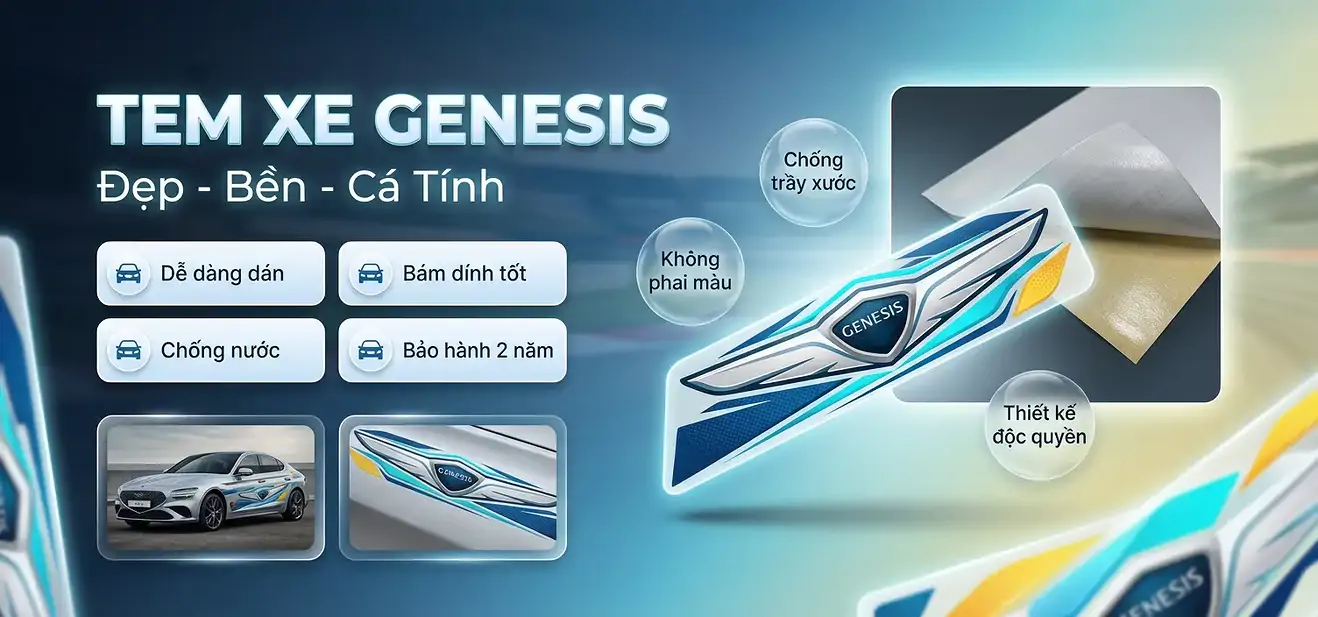 Tem Xe Hyundai Genesis