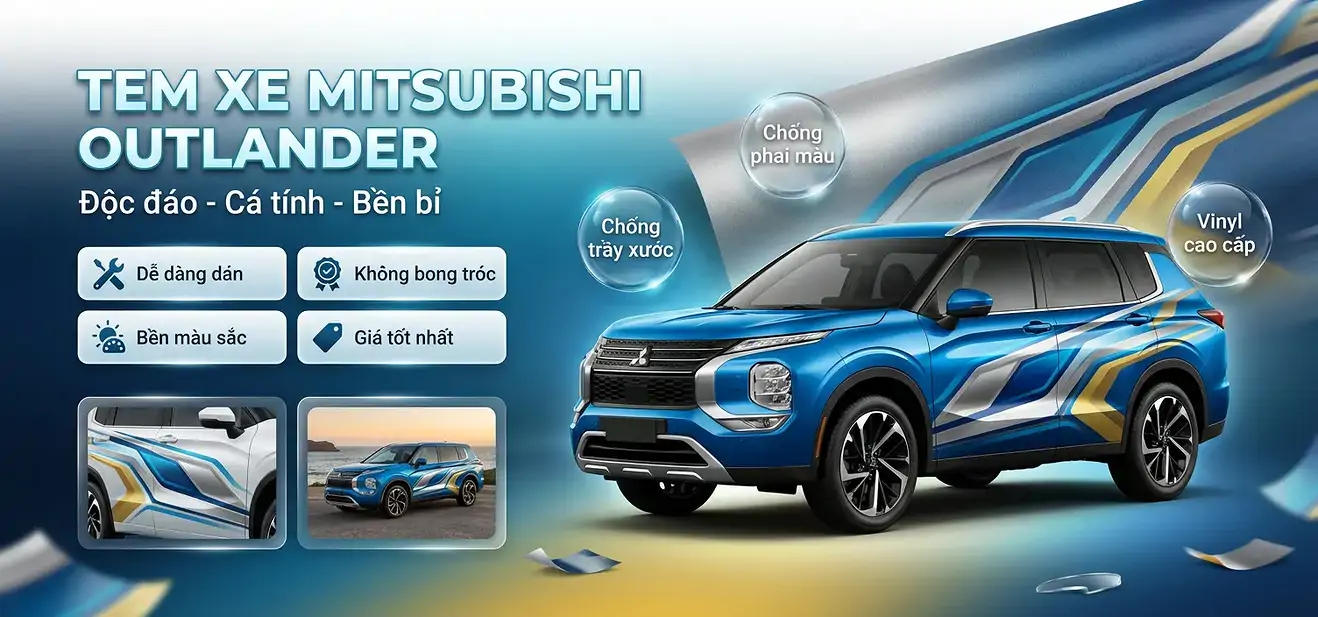 Tem Xe Mitsubishi Outlander