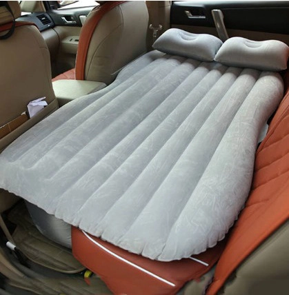 Đệm Hơi Nỉ Màu Xám Cho Ô Tô - Ảnh 1