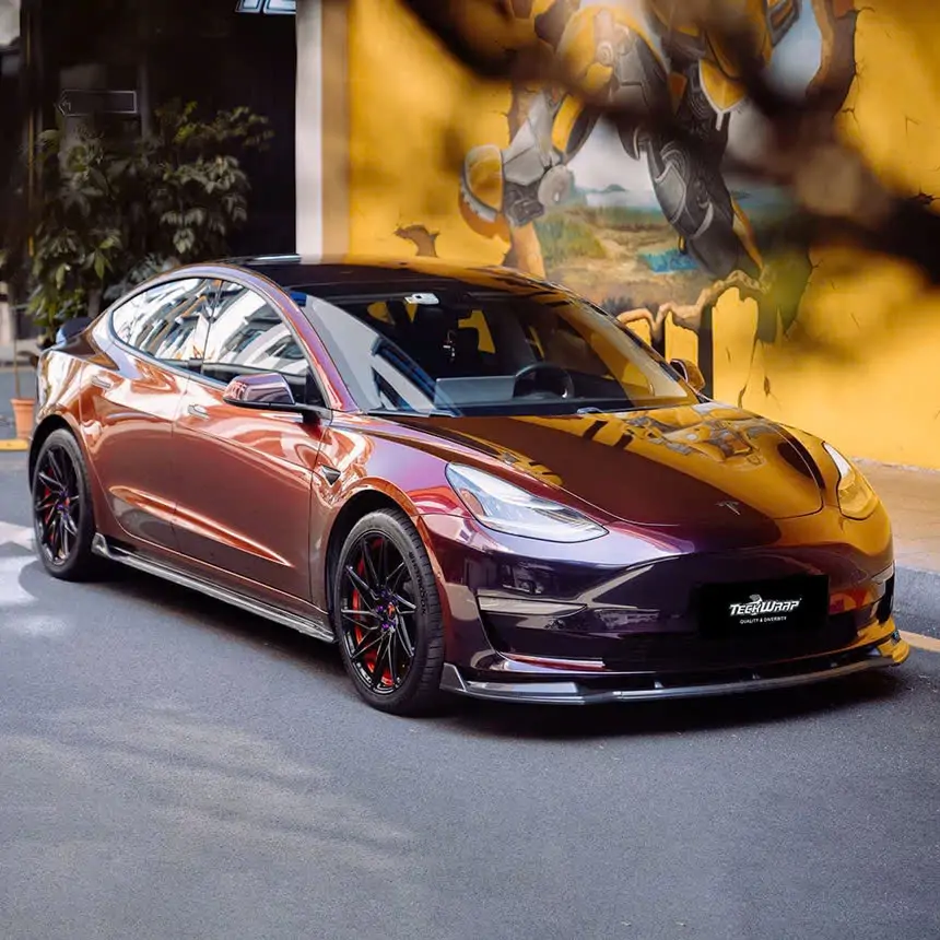 Decal Teckwrap Madeira Red RD17-HD   - Ảnh 3