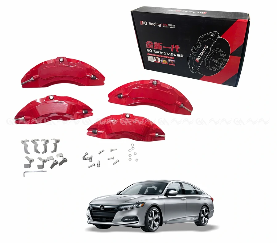  Ốp má phanh HQ Racing Accord 2023 đỏ - Ảnh 1