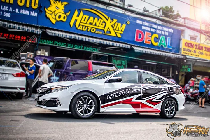 Tem Xe Honda Civic - HCV008 - Ảnh 1