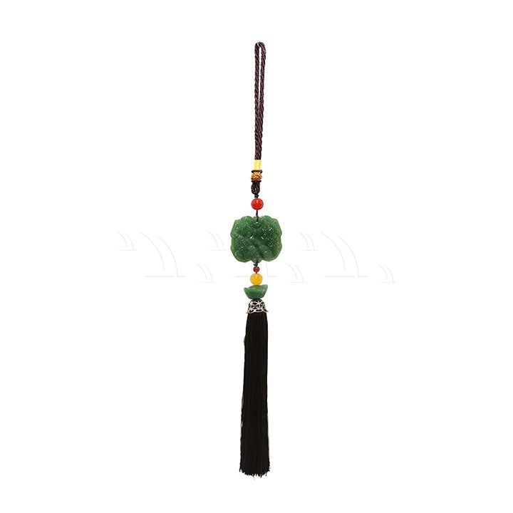 Dây treo cẩm thạch cặp tỳ hưu xanh - Ảnh 1
