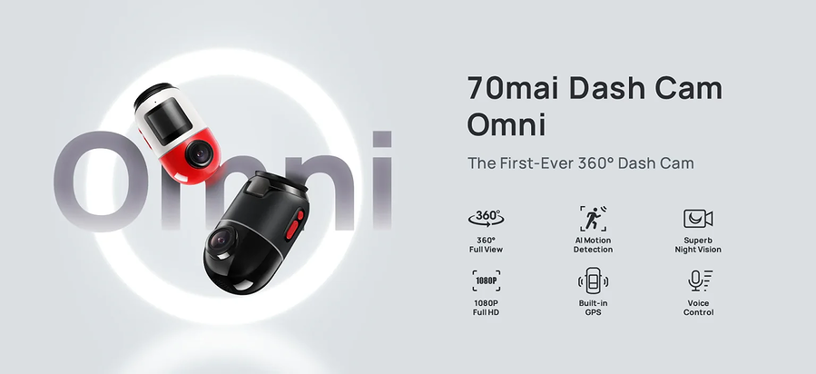 Camera hành trình 70mai OMNI X200 xoay 360 64gb - Ảnh 8