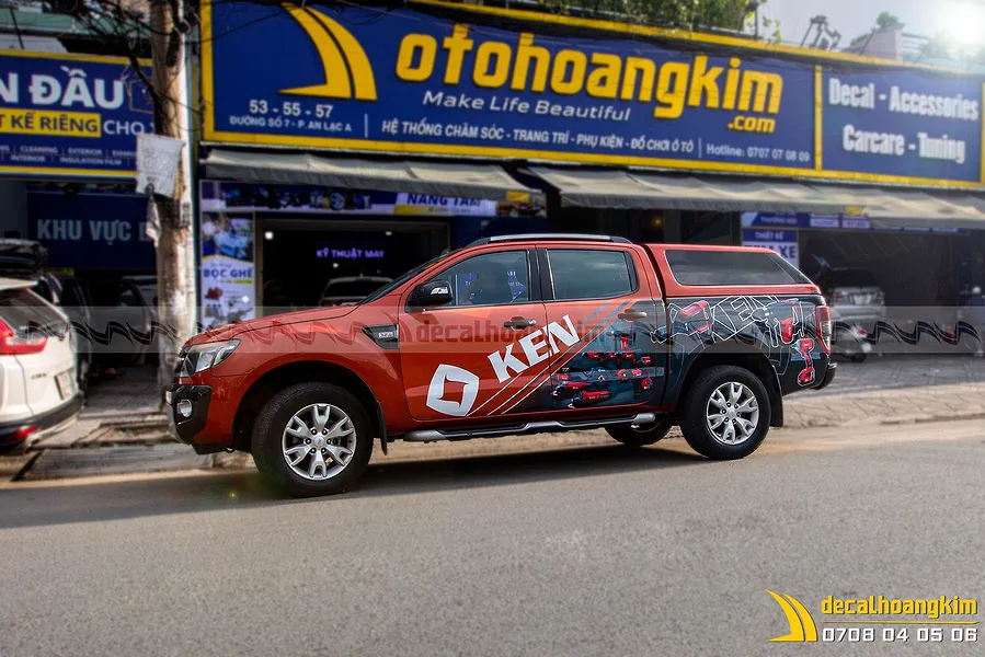Dán Quảng Cáo Trên Xe Ô Tô -DQC290 - Ảnh 1