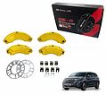 Ốp má phanh HQ Racing Custin 2023+ vàng - ảnh 1