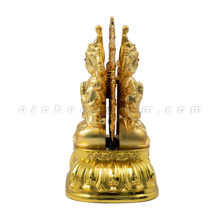Tượng phật vàng quan âm nghìn tay xoay - Ảnh 3