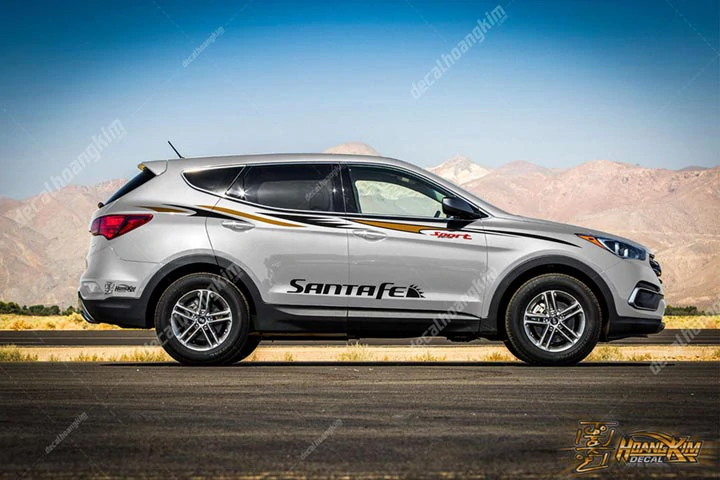 Tem Xe Hyundai Santafe - HSA002 - Ảnh 1