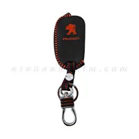 Bao móc khóa da Peugeot chìa bật