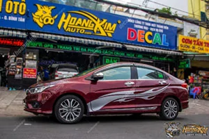 Tem Xe Honda City - HCT007
