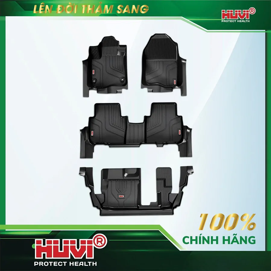 Thảm sàn Huvi CRV 2024+ 7 chỗ tràn viền  - Ảnh 3