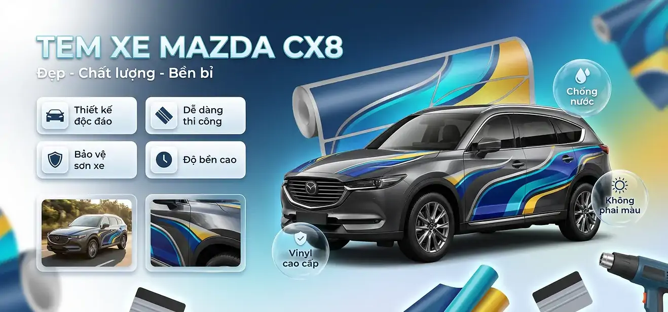 Tem Xe Mazda Cx8