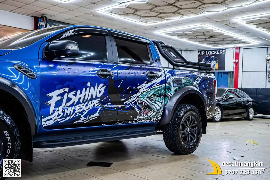 Tem Xe Thiết Kế Ford Ranger: Fishing Is My Escape  - Ảnh 5