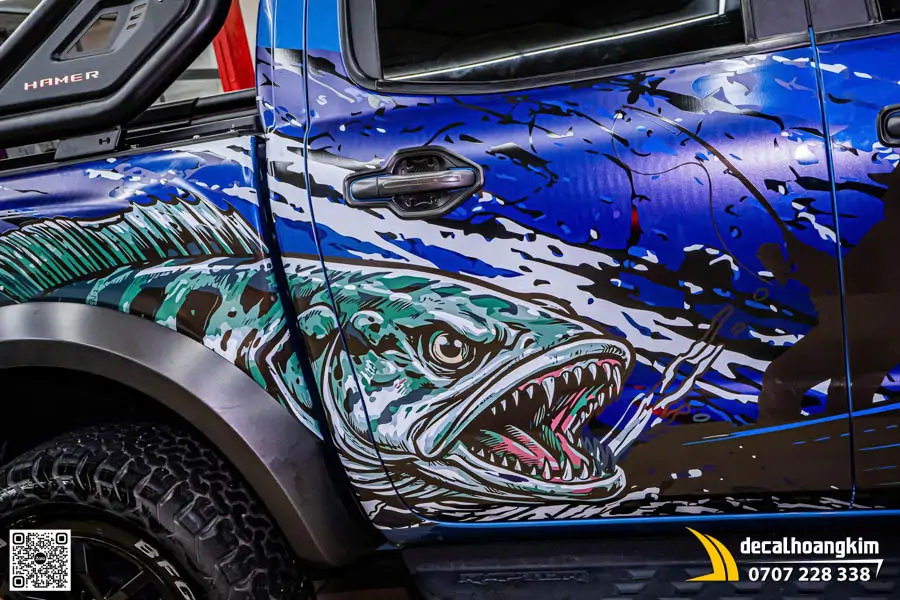 Tem Xe Thiết Kế Ford Ranger: Fishing Is My Escape  - Ảnh 3