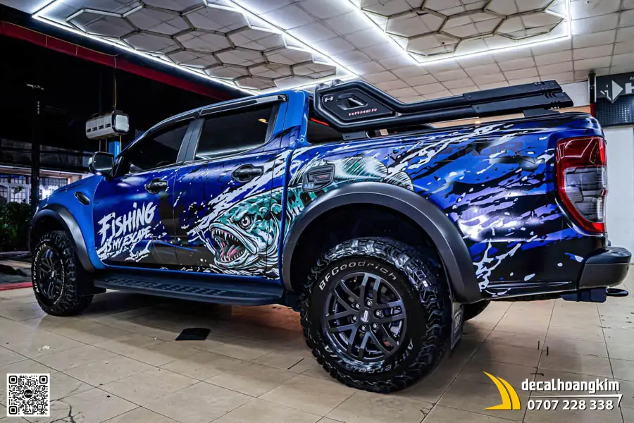 Tem Xe Thiết Kế Ford Ranger: Fishing Is My Escape  - Ảnh 4