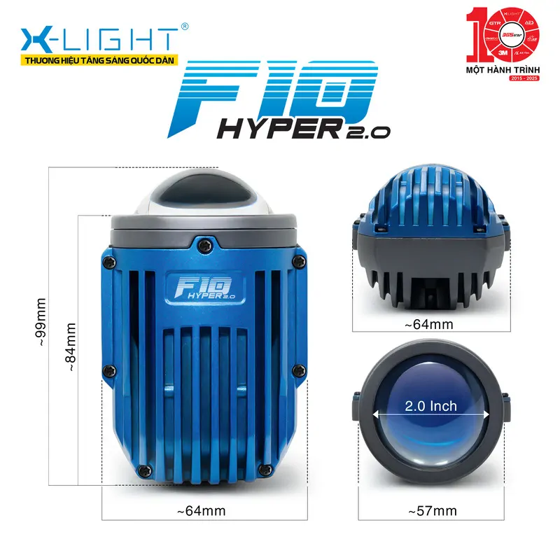Bi gầm X-Light F10 Hyper - Tầm nhìn vượt trội - Ảnh 4
