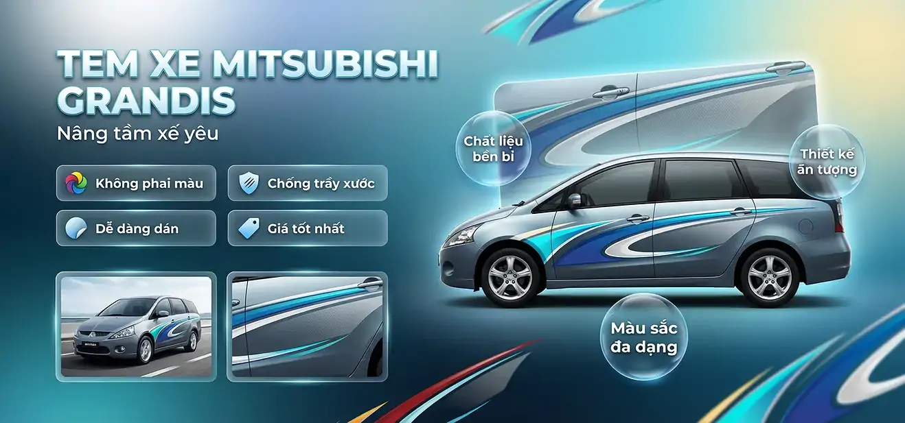 Tem Xe Mitsubishi Grandis