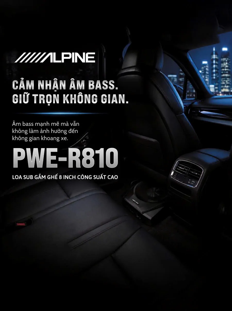Sub Alpine PWE-R810: Âm trầm mạnh mẽ, thiết kế gọn gàng - Ảnh 6