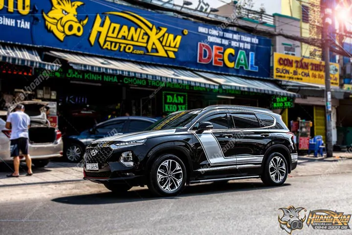 Tem Xe Hyundai Santafe - HSA014 - Ảnh 1