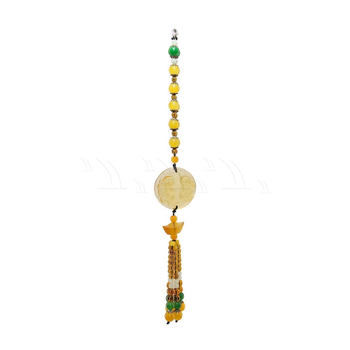 Dây treo cẩm thạch cặp tỳ hưu - Ảnh 1