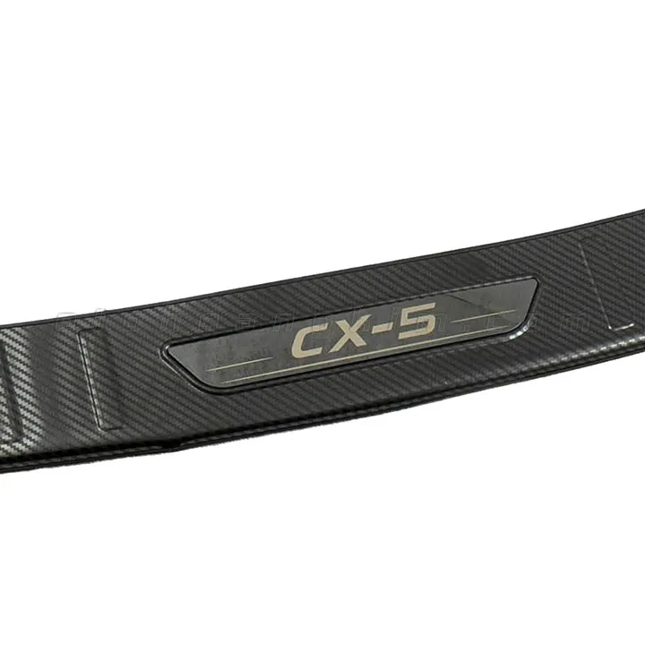 Chống trầy cốp ngoài Mazda Cx5 [2018-2021] cacbon - Ảnh 3