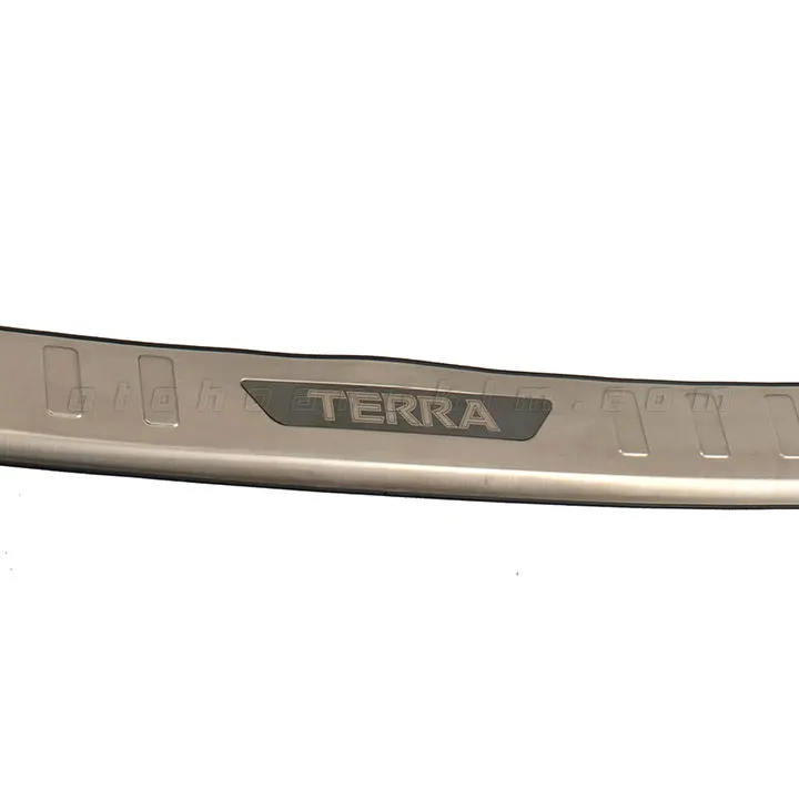 Chống trầy cốp ngoài Nissan Terra [2019-2020] inox - Ảnh 2