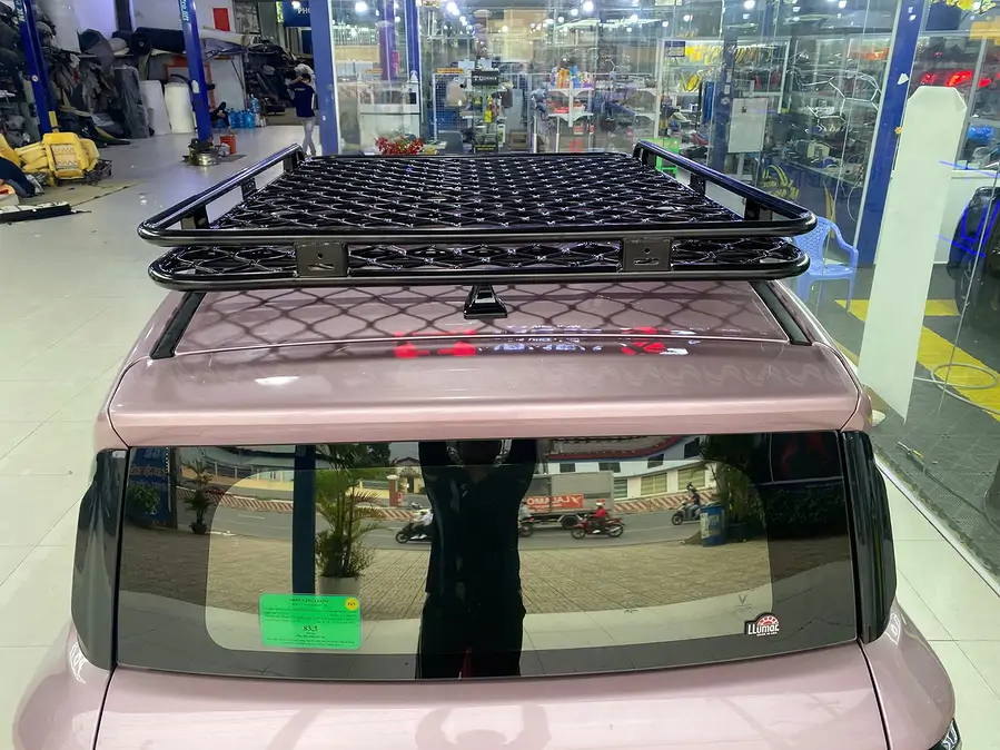 Baga VF3 Rhino nhôm đen - Tối ưu không gian xe hơi - Ảnh 2