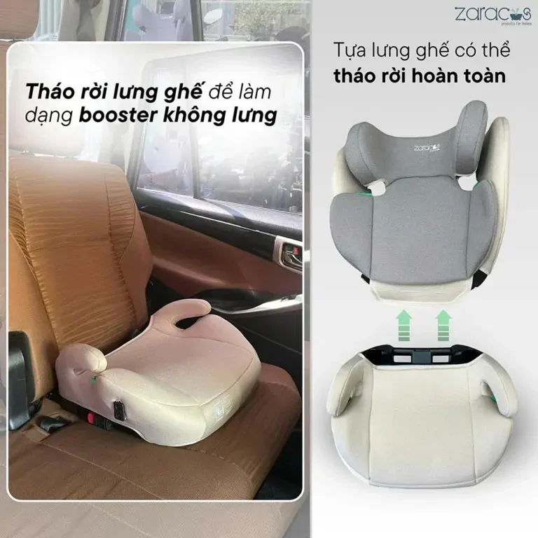 Ghế Ngồi Ô tô Trẻ Em Zaracos Rainer 6076 - Ảnh 8